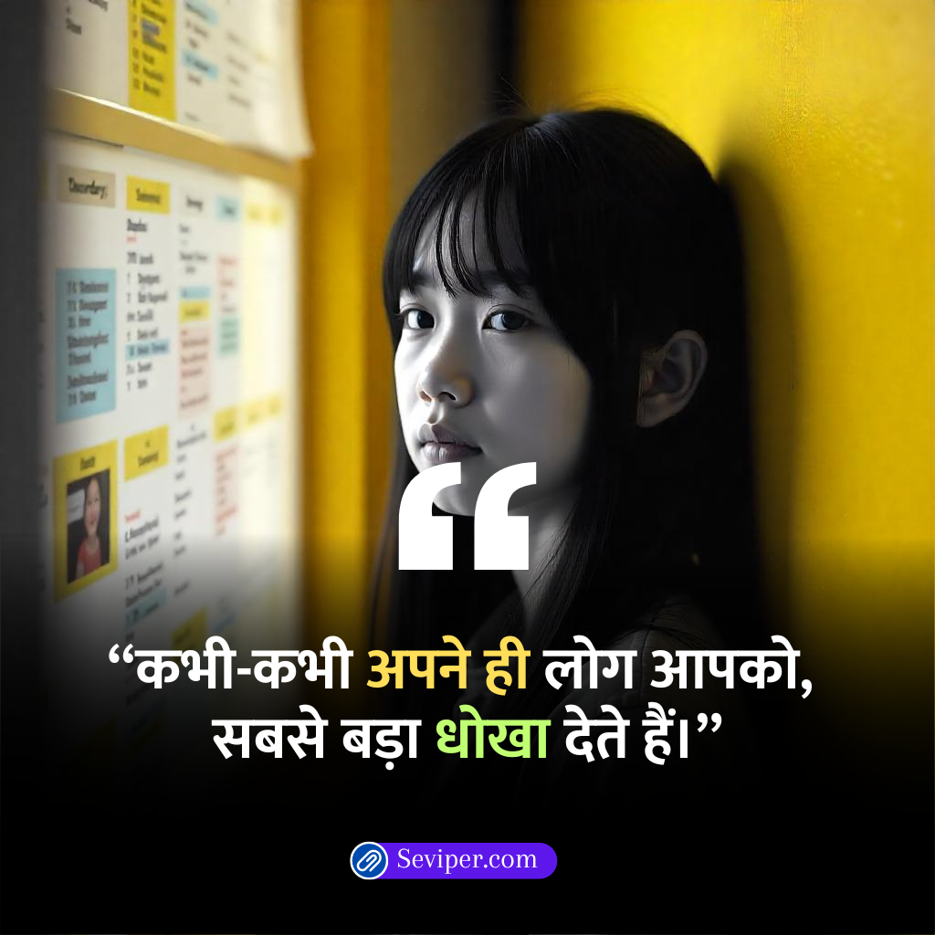 Selfish Family Quotes in Hindi