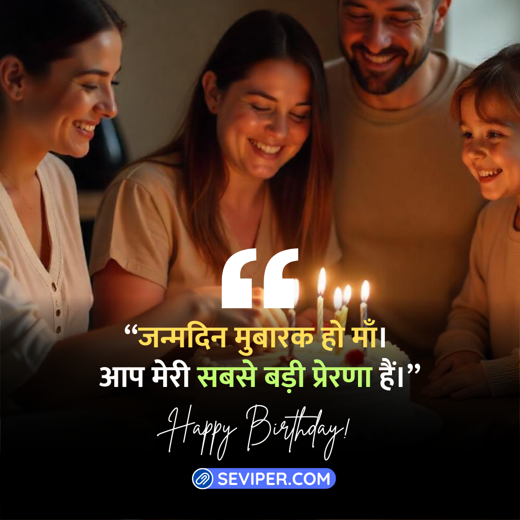 Heart Touching Happy Birthday Mom Quotes In Hindi