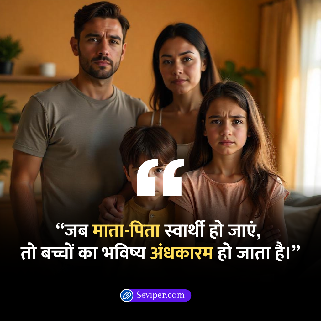 Matlabi Maa Baap Quotes in Hindi