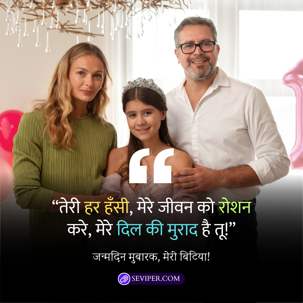 Heartwarming Birthday Wishes for Daughter in Hindi